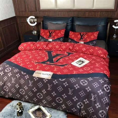 louis vuitton bedsheets|Louis Vuitton print bedding.